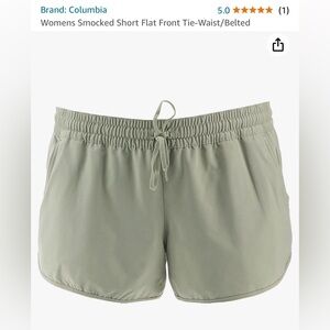 NWT Columbia Women’s Light Green Sz. Large Shorts.
